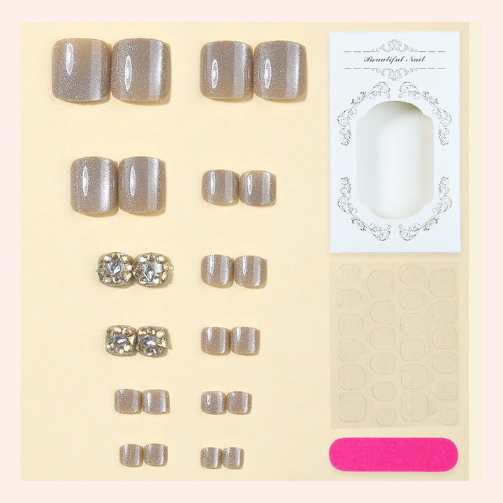 Premium dekoratives Press-On Nagelkunst Set Karnz