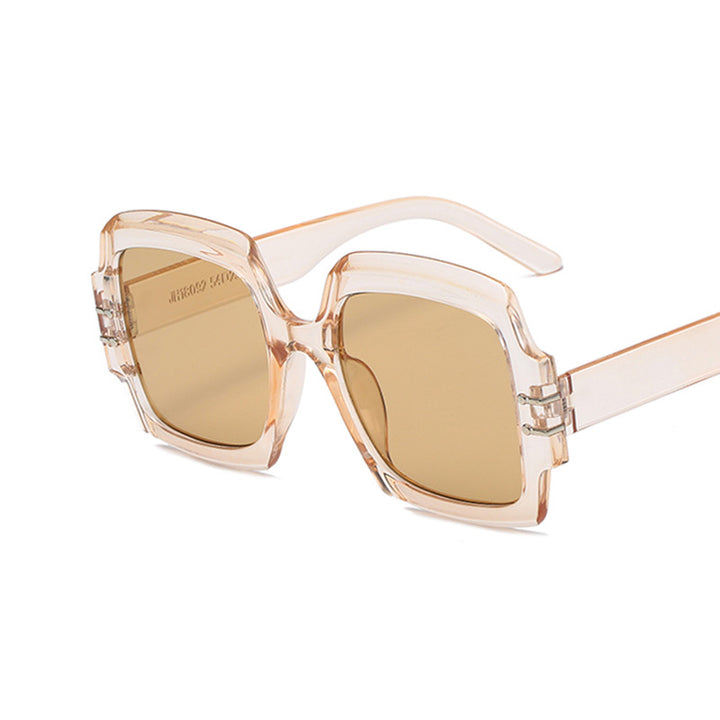 Übergroße Statement Square Sonnenbrille