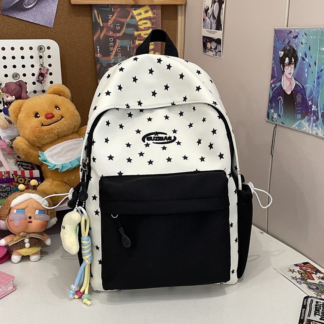 Stylische bedruckte Rucksack mit lustigen Charakterakzenten Karnz