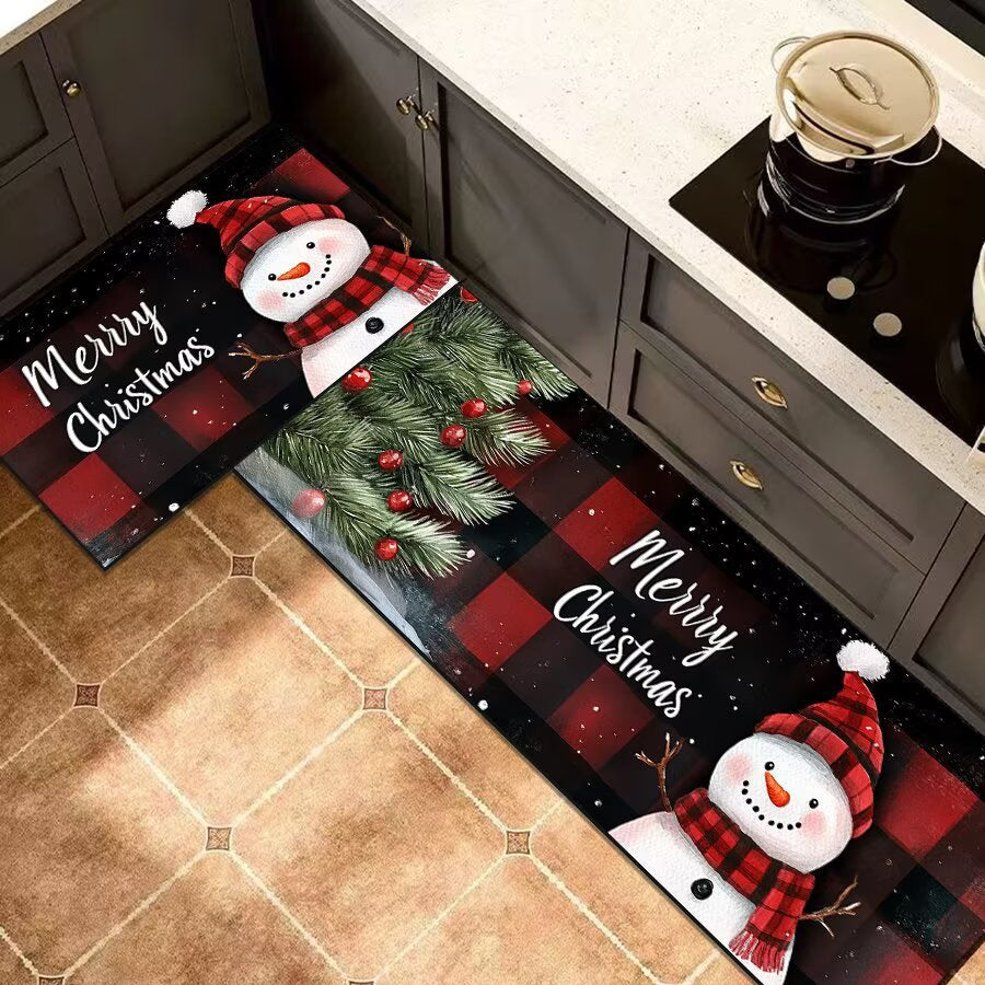 Weihnachtsmotiv Küchenläufermatte für Zuhause