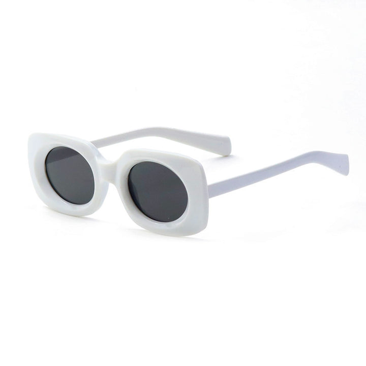 Zeitgenössische Matte Quadratische Sonnenbrille Karnz