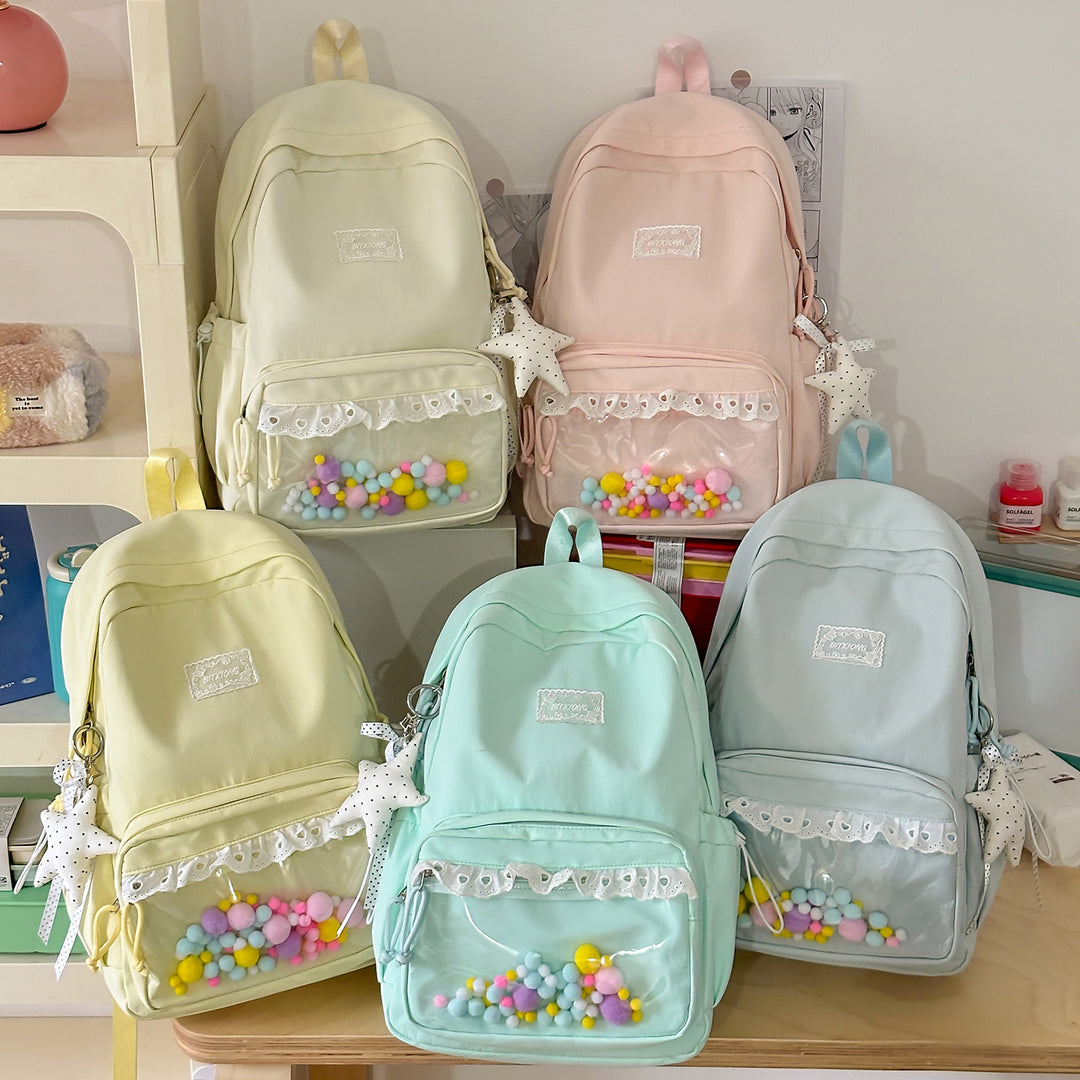 Stylischer Rüsch-Rucksack Karnz