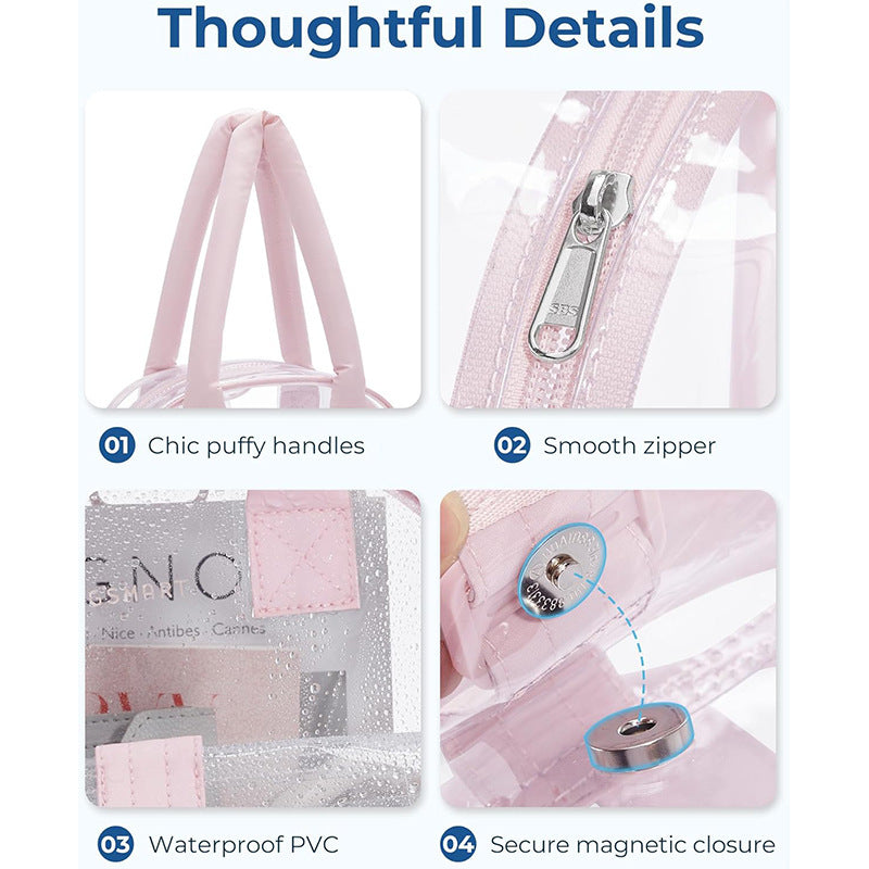 Durchsichtige Handtasche Karnz