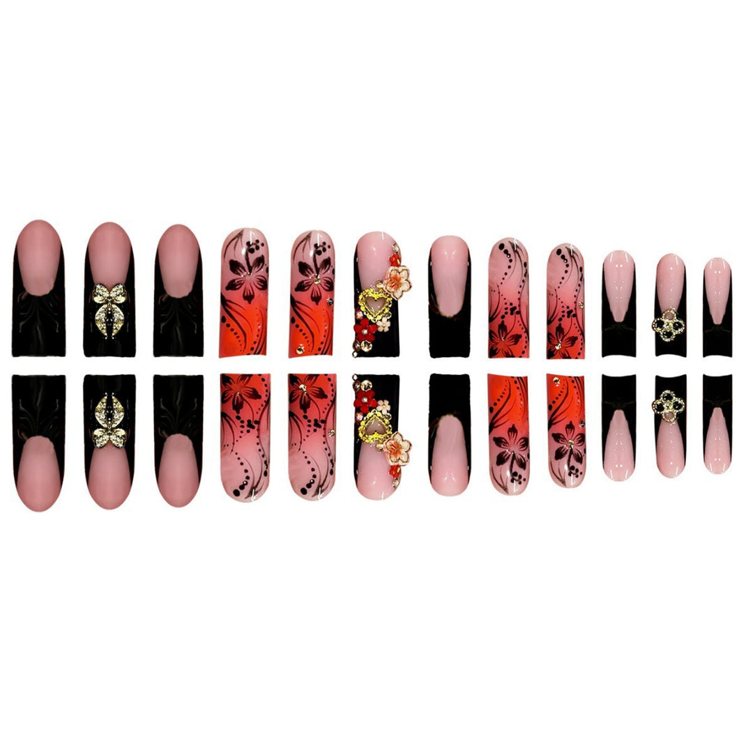 Premium Dekorative 3D Nagelkunst Designs Karnz