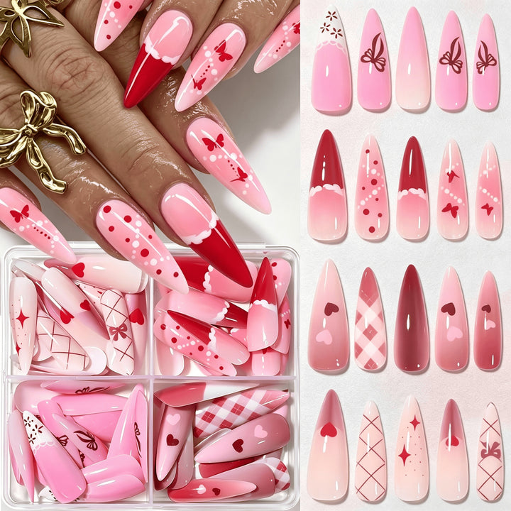 Dekoratives Press-On Nagelkunst Set Karnz 1787228515