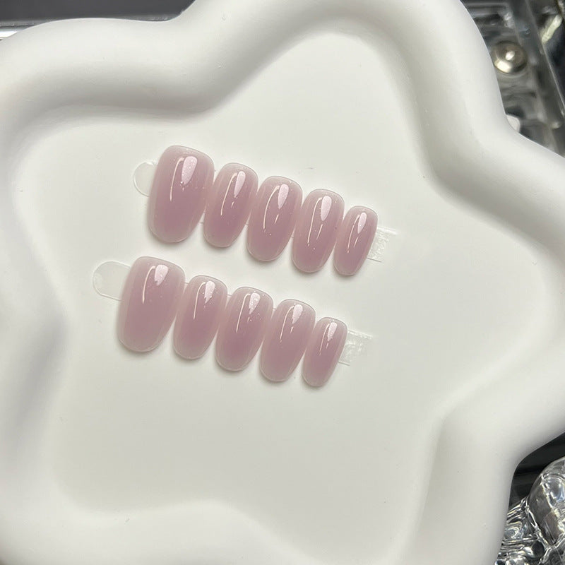 Elegante Glänzende Press-On-Nagelset