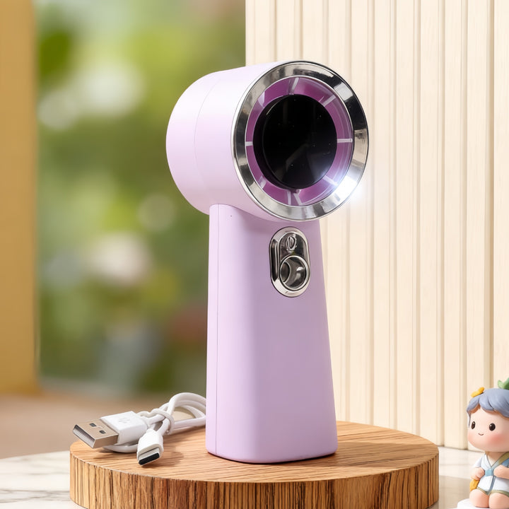 Damen Tragbarer USB Handventilator mit leistungsstarker Windtechnologie Karnz