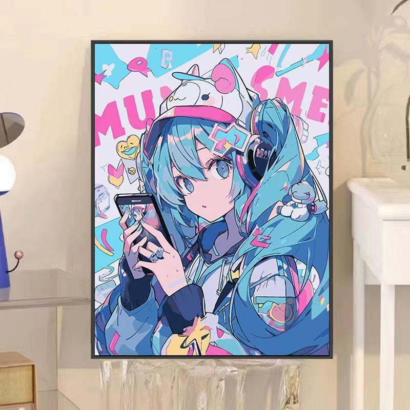 Anime-inspirierte dekorative Wandkunst Karnz