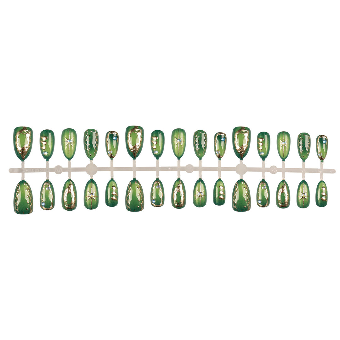 Künstlerisches Press-On Nageldesign Set