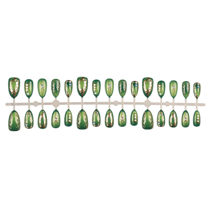 Künstlerisches Press-On Nageldesign Set
