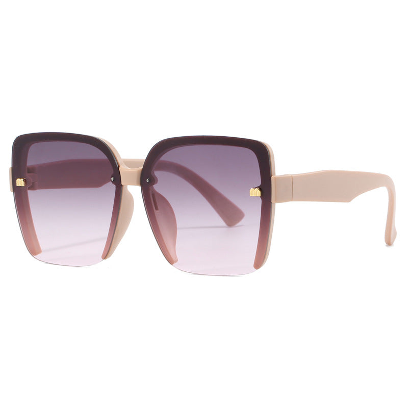 Damen oversized Sonnenbrille mit stilvollem, modernem Rahmen Karnz