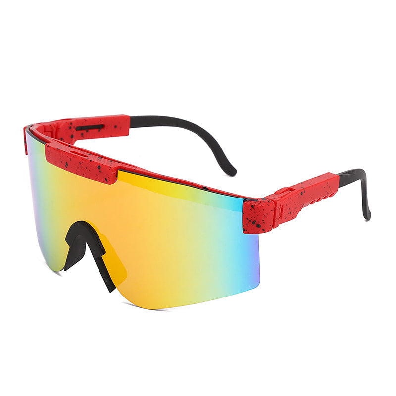 Damen Sportliche Statement-Sonnenbrille im modernen Design Karnz