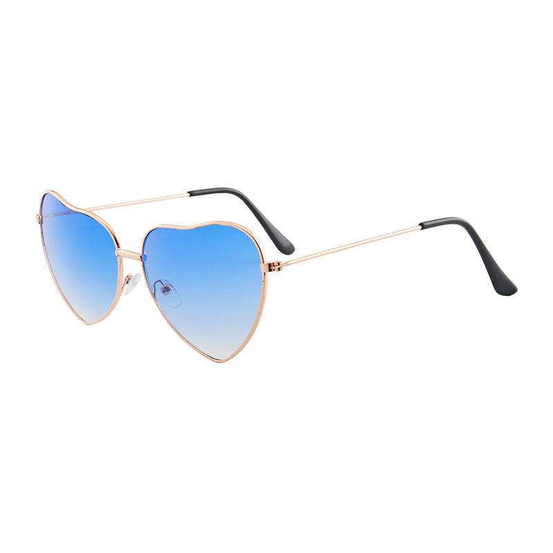 Damen Herzförmige Sonnenbrille mit UV-Schutz und elegantem Rahmen Karnz