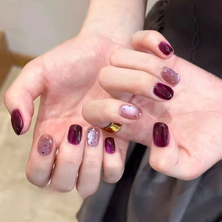 Ombre Glitter Press-On Nail Set Karnz