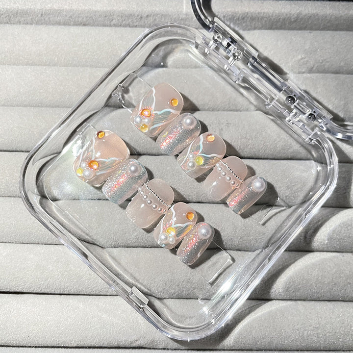 Dekorative Künstlerische Druck-Nageltips
