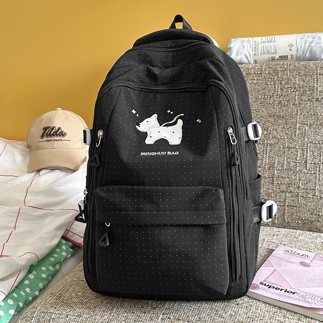 Grafische Katzen-Themen-Rucksack Karnz