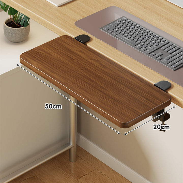 Unter-Tisch Gleitschienen-Tastaturablage und Schreibtischverlängerung mit sanfter Gleitmontage