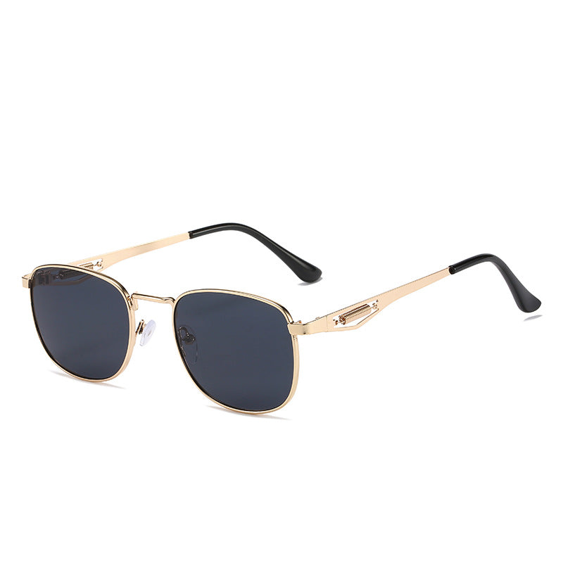 Damen Modische Pilotensonnenbrille mit hochwertigem Metallrahmen Karnz