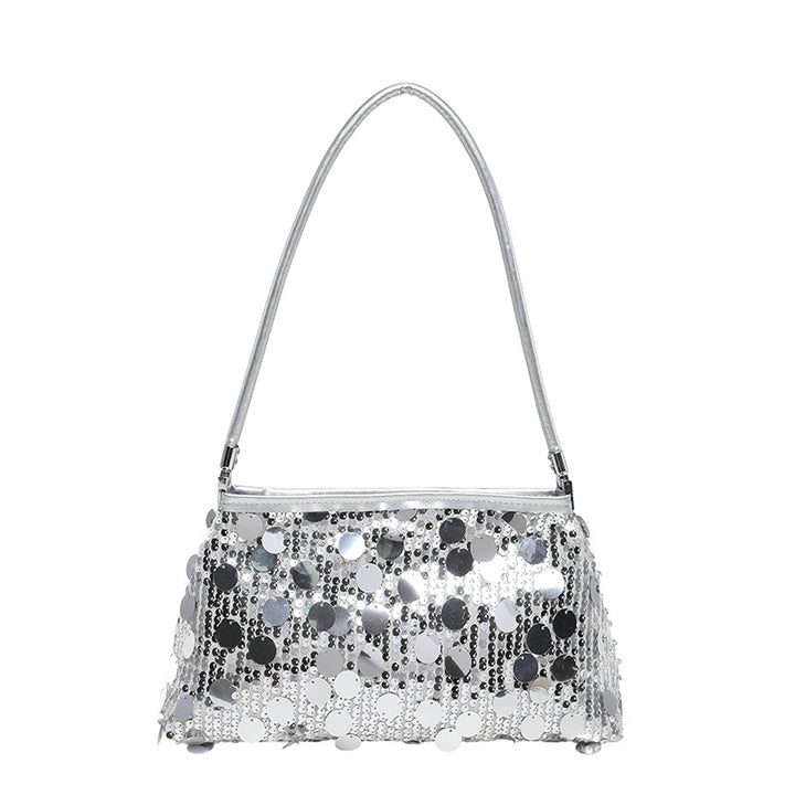 WoGlamorous Pailletten Abend Schultertasche Karnz
