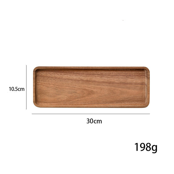 Elegantes Holzserviertablett mit Erhöhter Kante Karnz