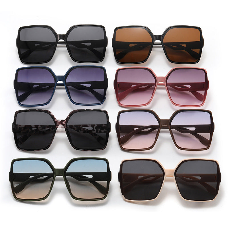 Damen Oversized Sonnenbrille mit markantem eckigem Design Karnz