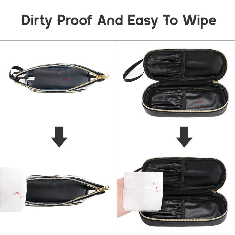 Kosmetik-Organizer-Tasche mit Transparentem Design und Aufgeteiltem Innenfach Karnz