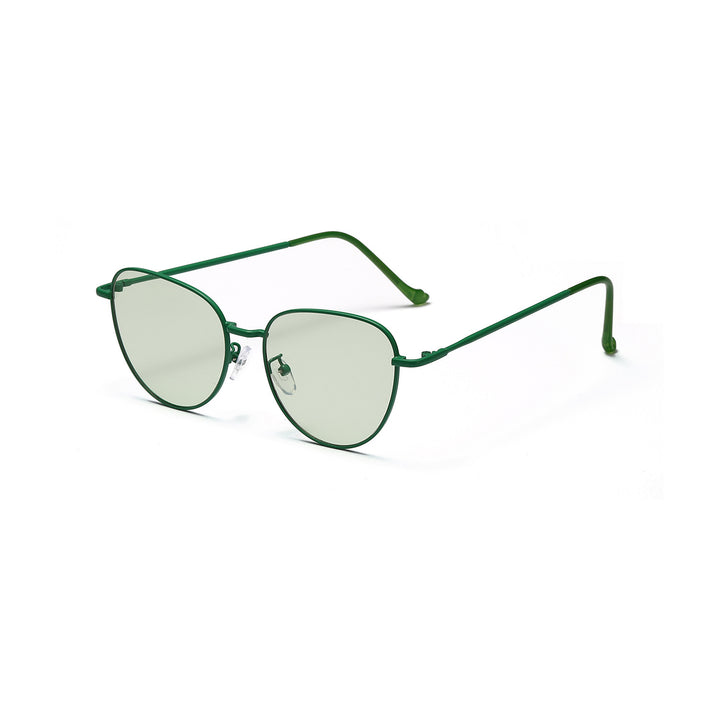 Damen modische Sonnenbrille mit filigranem Metallrahmen Karnz