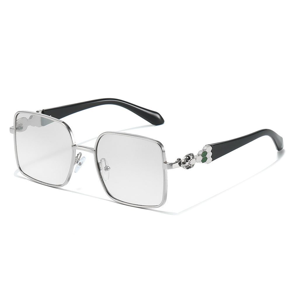 Chic Dekorative Quadratische Rahmen Sonnenbrille Karnz