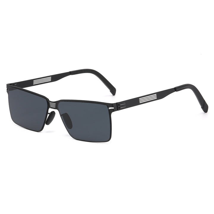 Schlanke Rechteck-Rahmen Sonnenbrille