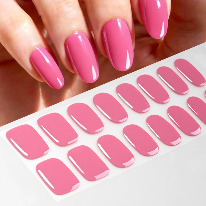 Hochglänzende Gel-Nagel-Wraps