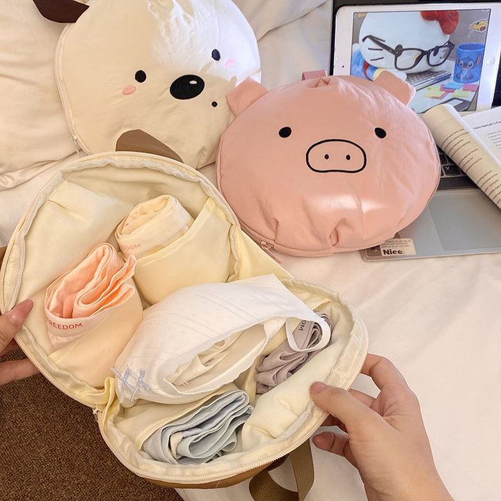 Kosmetiktasche Im Süßen Schweinemotiv Karnz