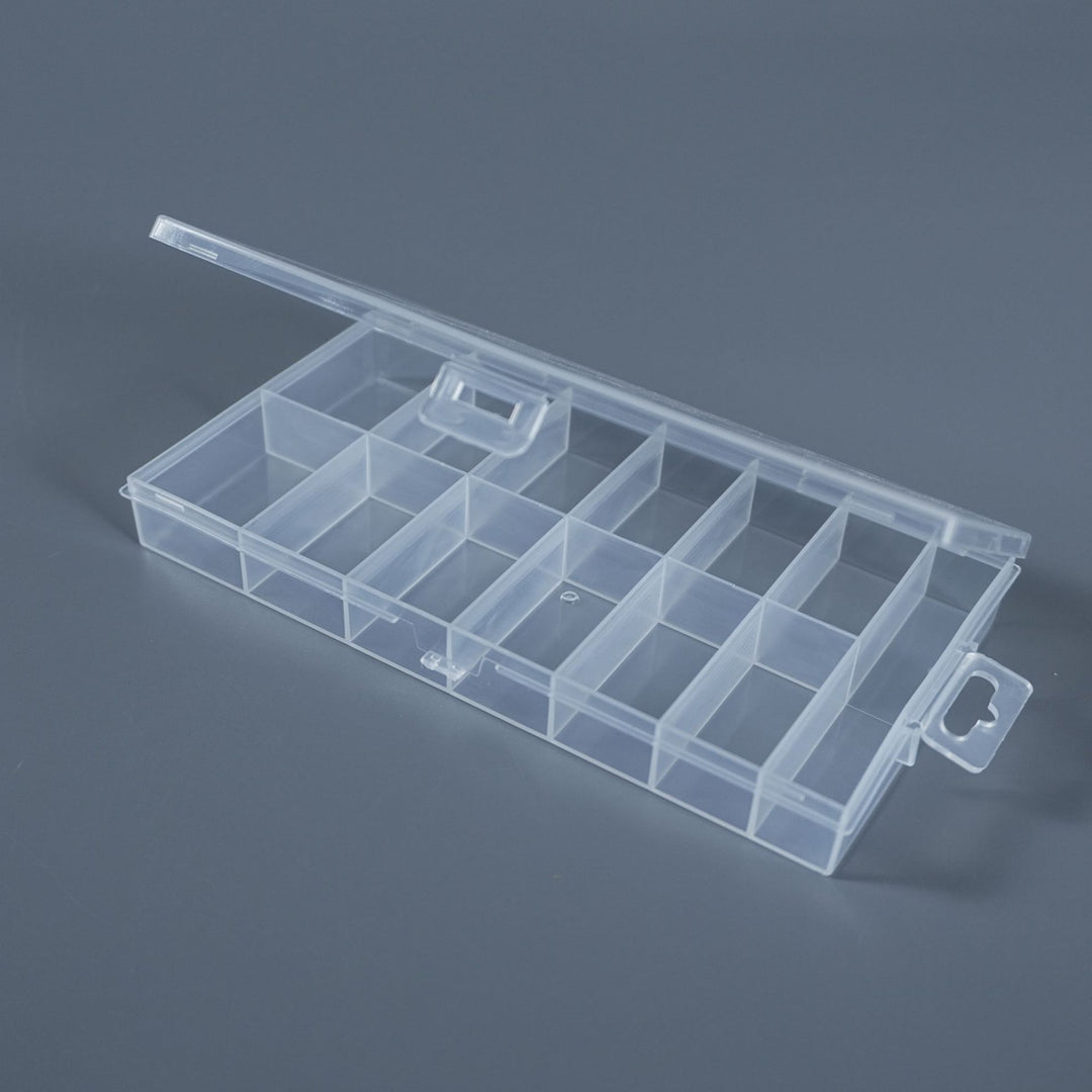 Transparente Trennwand Aufbewahrungsbox Karnz