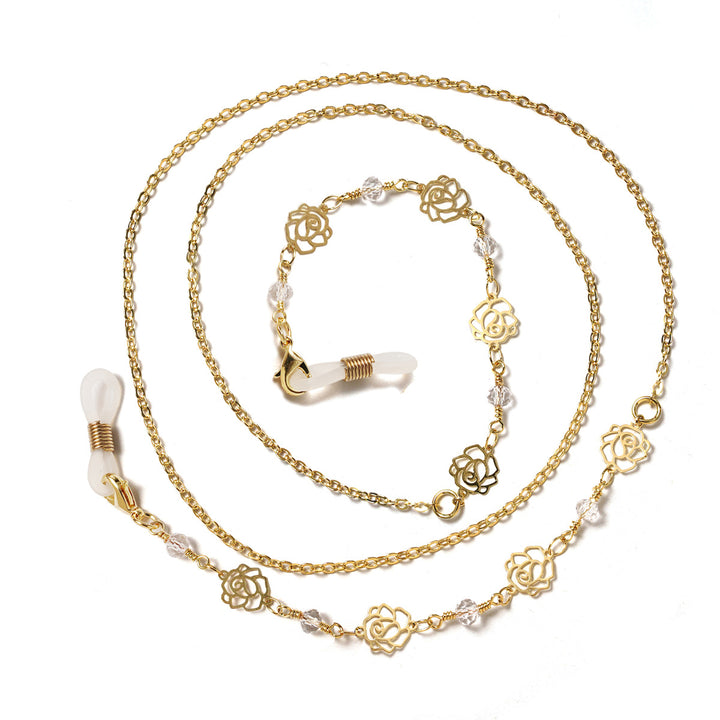 Farbige Perlen Brillen Kette Karnz 1786688581