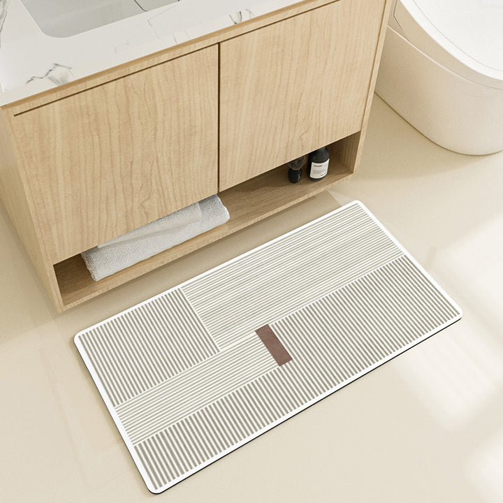 Dekorative Luxe Badezimmermatte Karnz