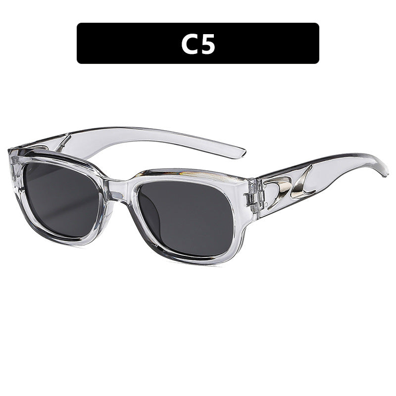 Damen Sonnenbrille im modischen Retro-Design mit stilvollen Akzenten Karnz