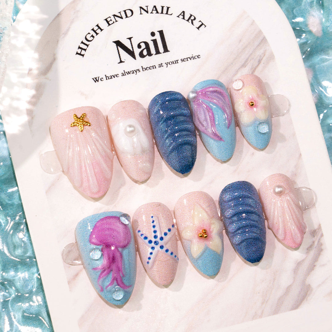 Küsten-Themen Nagelkunst Kollektion