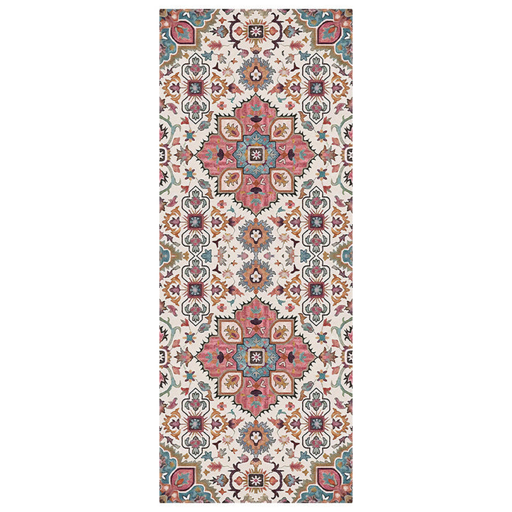 Blumenmuster Läufer Teppich