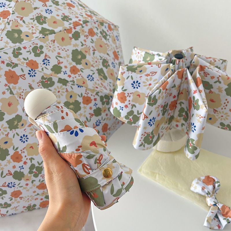 Damen Faltbare Umhängetasche mit floralem Design Karnz
