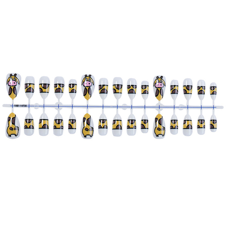 Kreatives tierisches Druck-Nagel-Set Karnz