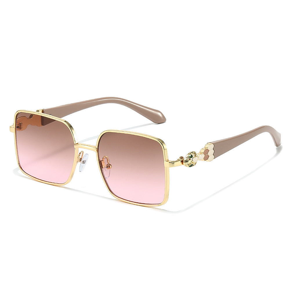 Chic Dekorative Quadratische Rahmen Sonnenbrille Karnz