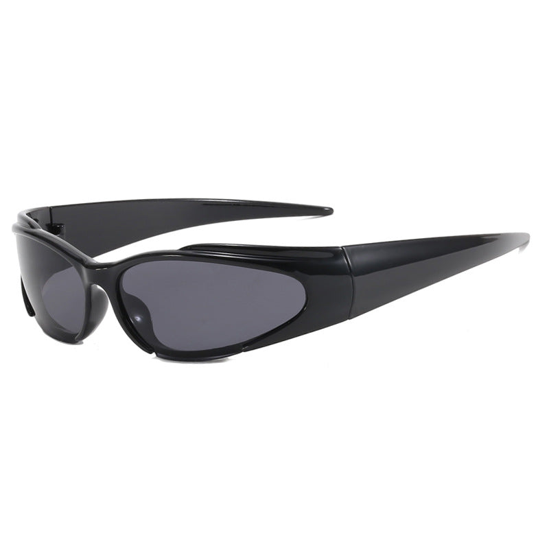 Damen Sportliche UV-Schutz-Sonnenbrille mit aerodynamischem Design Karnz