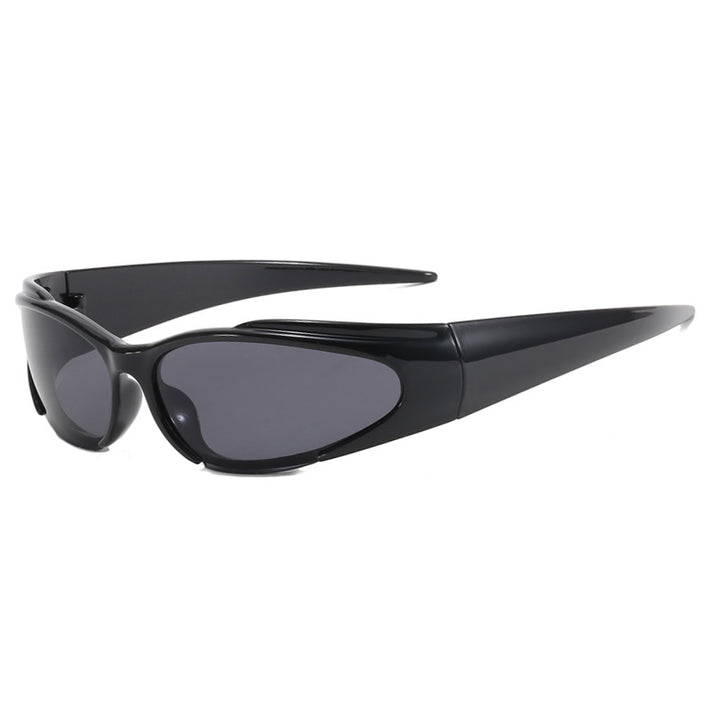Damen Sportliche UV-Schutz-Sonnenbrille mit aerodynamischem Design Karnz