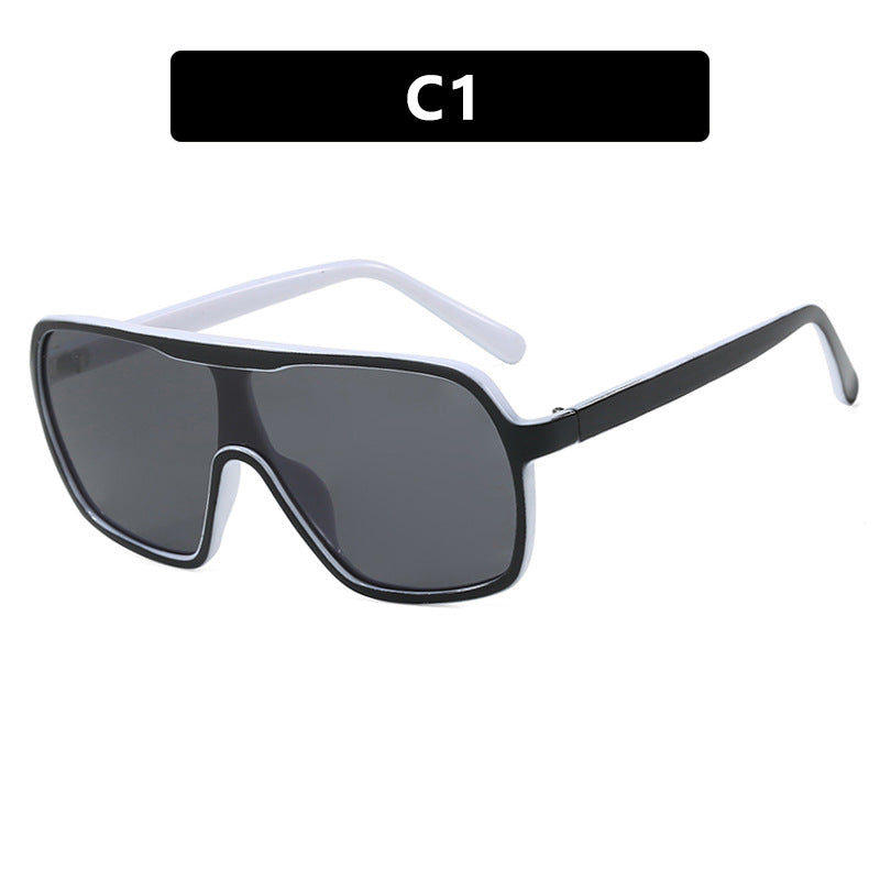 Damen oversized Sonnenbrille mit breitem Rahmen Karnz
