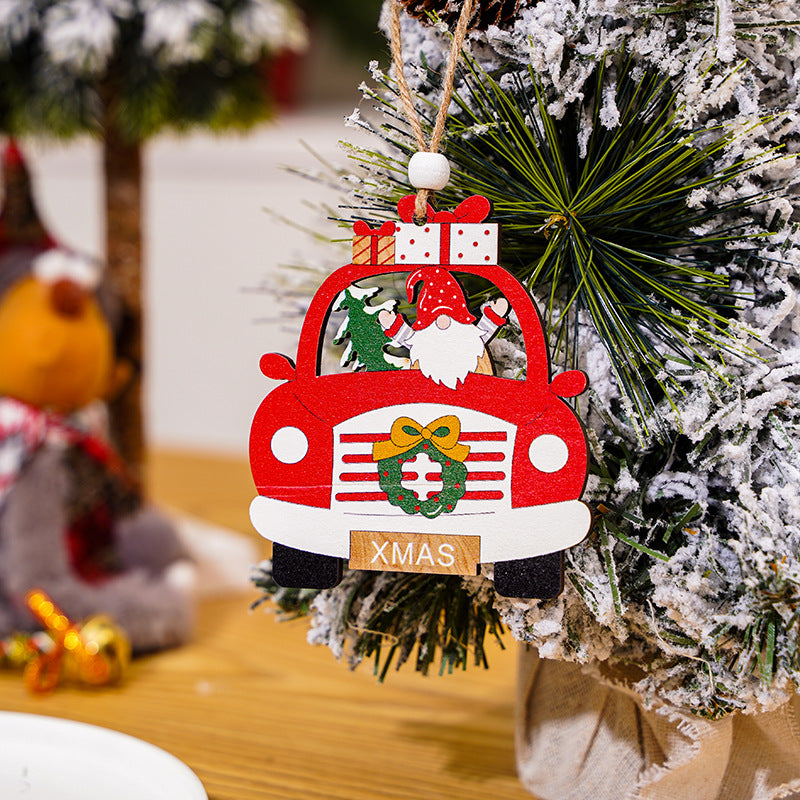 Dekorative Weihnachtswagenfigur Karnz