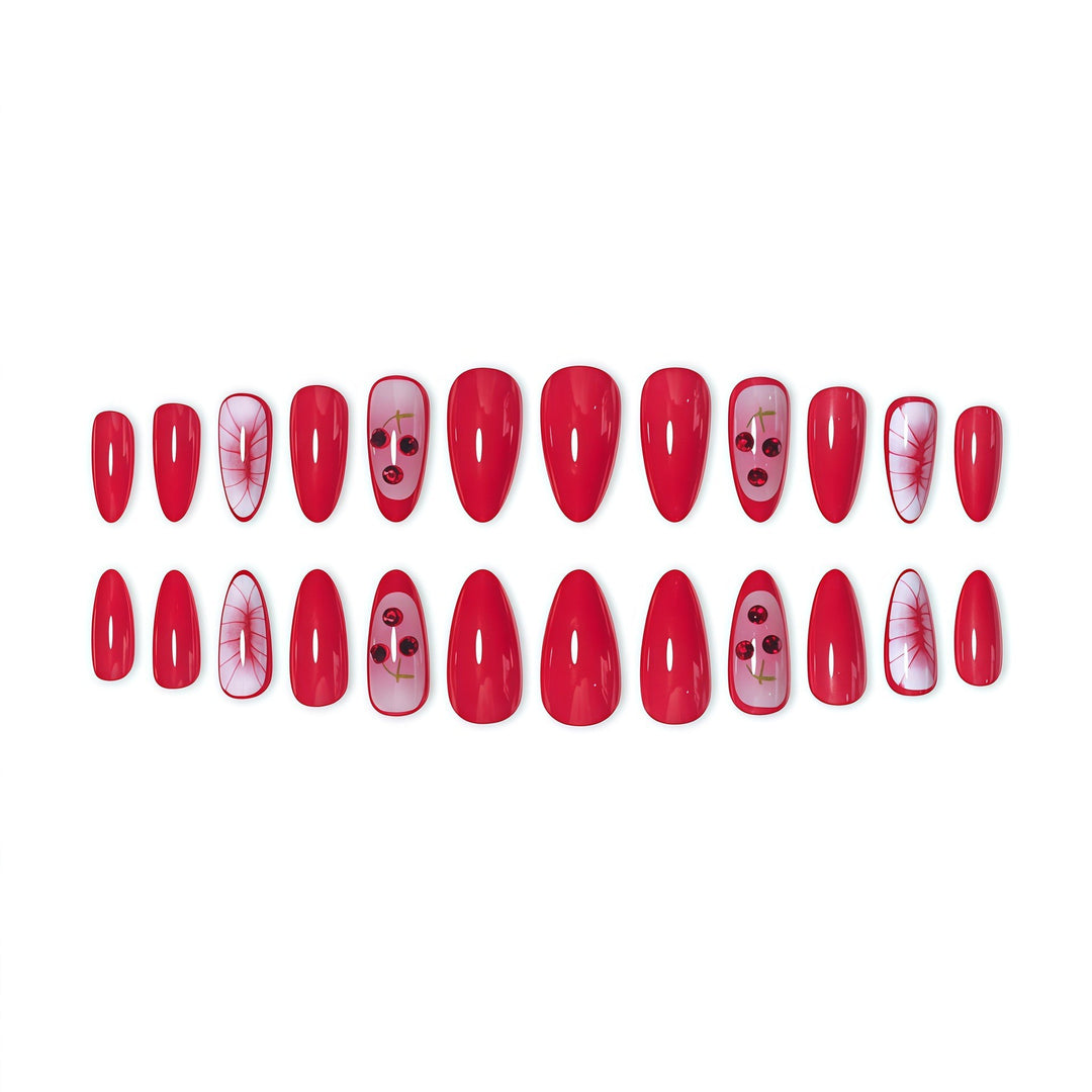 Künstlerisches Kirschblüten-Nageldesign Karnz
