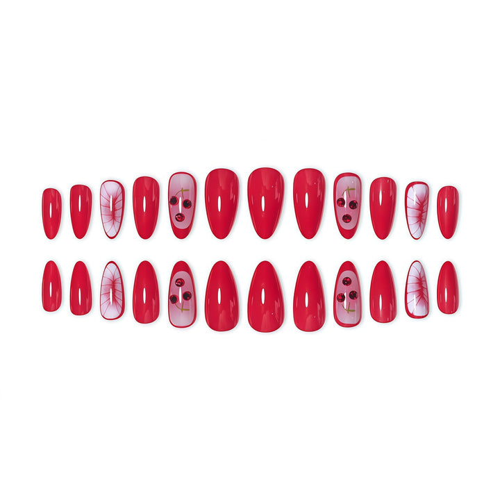 Künstlerisches Kirschblüten-Nageldesign Karnz