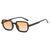 Damen geometrische Sonnenbrille mit modischem Rahmen und schützenden Gläsern Karnz