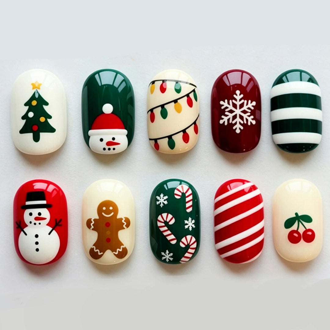 Festliches Holiday Nagelkunstset Karnz