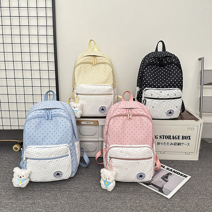 Verspielt Sternenmuster Schulrucksack Karnz
