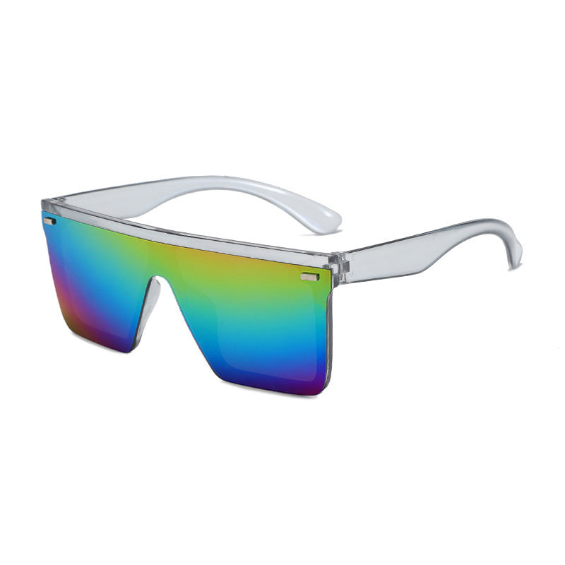 Damen Sportliche Oversized-Sonnenbrille mit modernem Rahmen Karnz